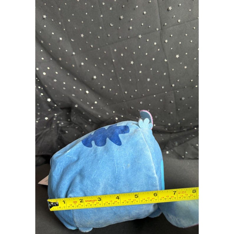 Peluche pequeño de Stitch Tsum Tsum de Disney, 18 cm, Lilo & Stitch, azul imagen 7