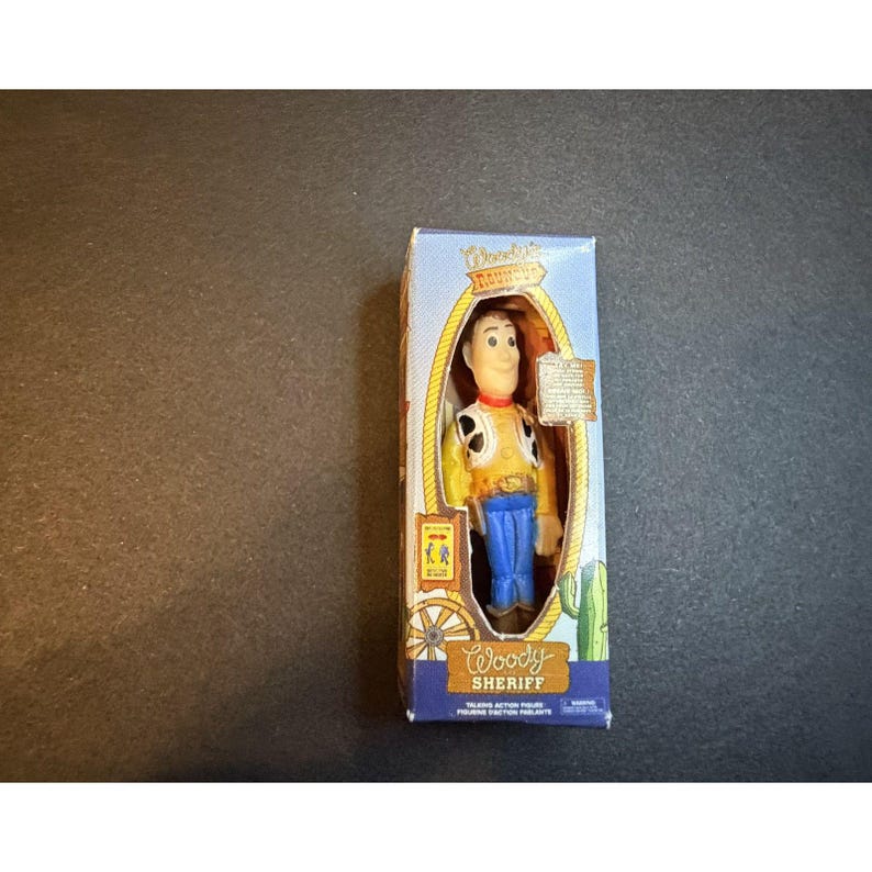 Disney Pixar Toy Story Woody Mini Brands Figure, Zuru Mini Toy Collectible image 1