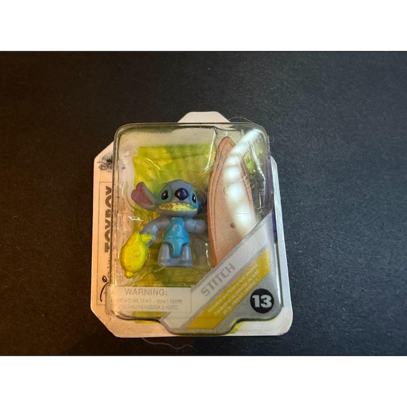 Stitch Mini Brands Disney Toybox Figure Surfboard Collectible Miniature image 1