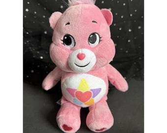 Ositos Cariñosos Oso Corazón Verdadero Peluche Básico Divertido Rosa Peluche