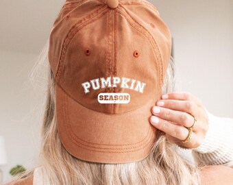 Pumpkin Season HatHalloween Hat Spooky Halloween Hat Spooky Season Cap Halloween Party Hat Halloween Gift Halloween Costumes Hat