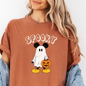 Comfort Colors® Disney Micky und Minnie Geist Shirt Mickey Halloween Shirt Minnie Halloween Tee Retro Disney Halloween Shirt Halloween 2025