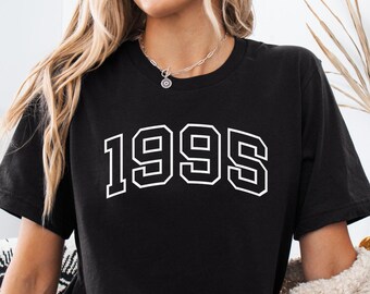 1995 Birth Day Shirt for Her 30th Birthday T-shirts Vintage Inspired T-Shirt 1995 Shirt 30th Birthday Gift for Woman 1995 Birth Year Shirt