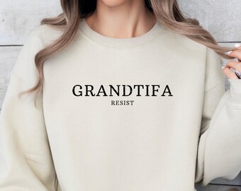 Grandtifa Sweatshirt Protect Democracy Shirt Anti Authoritarian Shirt Anti Trump Sweatshirt Resist Shirt for Feminist Tee S/2XL Unisex