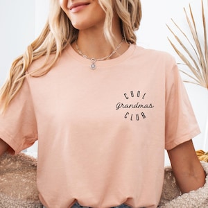 Cool Grandmas Club Shirt, Mother&#39;s Day Shirt, Best Grandma Shirt, Cool Grandma Shirt, Nana Shirt, Gift from Grandkids, Gift for Grandmother