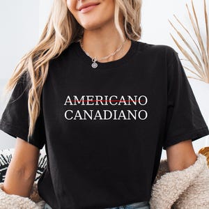 No Americano Yes Canadiano Shirt Canadian Pride Pullover Patriotic Maple Leaf Shirt Anti Maga Shirt Canada Gift Canadian Shirt Canadiano Tee