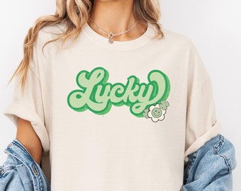 Camiseta Lucky Charm de Comfort Colors®, camiseta del día de San Patricio, camiseta Lucky, camiseta del día de San Patricio, camiseta de San Patricio, camiseta del día irlandés, camiseta de San Patricio