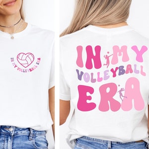 In My Volleyball Era Shirt Volleyball Lover Tee Gift for Volleyball Player Volleyball Coach Gift Volleyball Team Gift Volleyball Mom Shirt