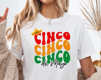 Cinco De Mayo Shirt Mexikanische Fiesta Shirt Mexikanisches Festival Geschenk Glückliches Cinco De Mayo Shirt Mexikanische Hemden Cinco De Mayo Lets Fiesta Shirt