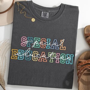 Comfort Colors® 特別支援教師用シャツ、特別支援教師用ギフト、特別支援教師用 T シャツ、特別支援教師用シャツ、教師用シャツ