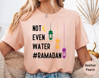 Shirt grappig vasten Shirt Ramadan 2025 T-shirt moslim cadeau voor Ramadan vasten cadeau voor moslims Shirt Happy Ramadan Shirt
