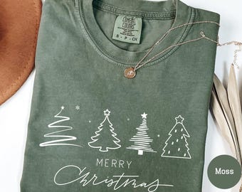 Comfort Colors® Christmas Sweatshirt Minimalist Christmas Shirt Duck Christmas Shirt Funny Christmas Sweater Holiday Sweatshirt S/2XL Unisex
