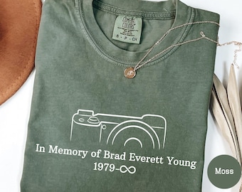 Comfort Colors® In Memory of Brad Everett Young Shirt Dream Loud Official Graphic Tee, Memorial Tribute Tee S/2XL Unisex Shirt