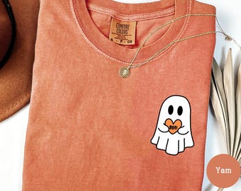 Comfort Colors® Сute Boo Shirt Ghost Shirt Сute Little Ghost T-shirt Boo Ghost Shirt Halloween T-Shirt Boo Cute Halloween Shirt