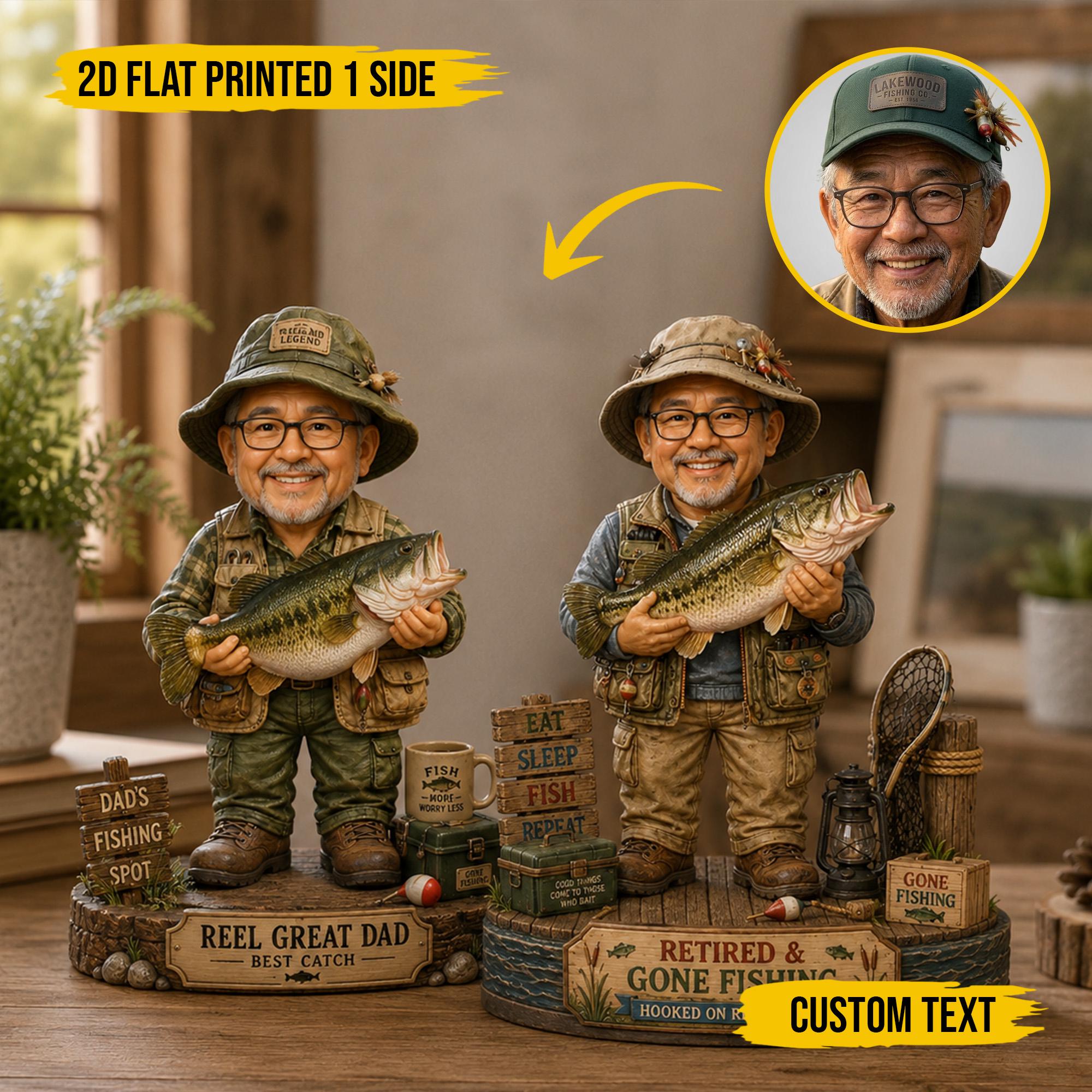 Fisherman statue - Etsy 日本
