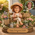Personalized Retirement Bobblehead Figurine, Beach Theme Decor Keepsake product logo