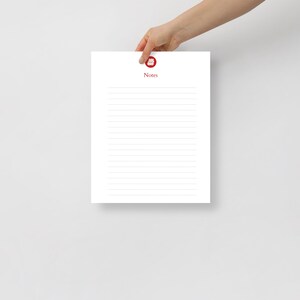Strony notatek w stylu japońskim do druku, PRODUKT CYFROWY, Natychmiastowe pobieranie pliku PDF, Papier do pisania, Puste notatki, Szablon notatki do nauki, Notatki z wykładów