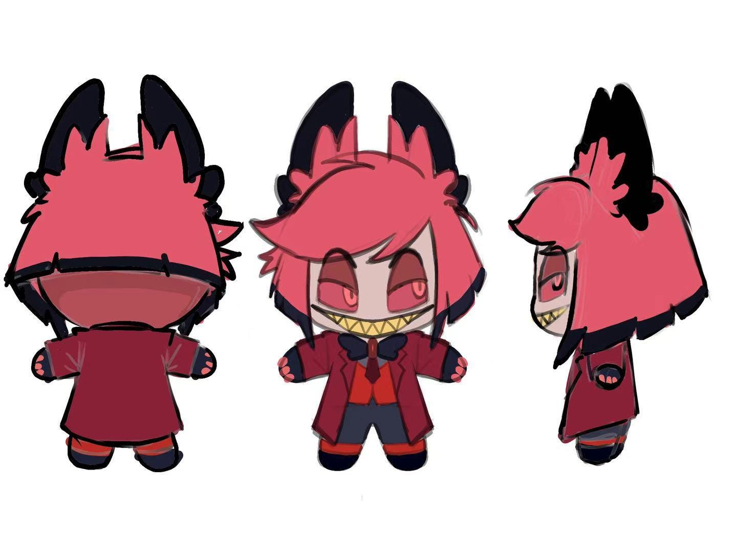 Alastor hazbin hotel plush - Etsy 日本