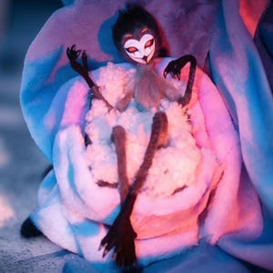 Fantasy Creature Handmade poseable Doll,realistic fantasy creature,Unique Art doll