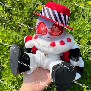 Hazbin hotel valentino plushie - Etsy 日本