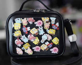 Crossbody Ita Bag Clear Vinyl Display Window