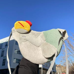 Smallfry Baby Salmon Splatoon Plush 16&quot; Salmon Shoulder Bag - Splatoon Style  Plush | Splatoon 3 Salmon Run Plush Toy