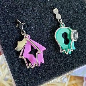 Splatoon Ohrringe Inkling Octoling Geschenk für Splatoon Fans
