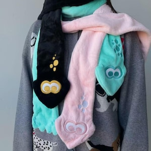 Splatoon Inkling Scarf Design Perfect Gift For Splatoon Fans