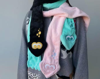 Splatoon Inkling Scarf Design Perfect Gift For Splatoon Fans