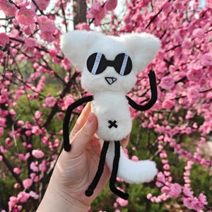 Jujutsu Kaisen Satoru Gojo Cat Handmade Plush Dolls, Perfect Gift for Fans Plushies