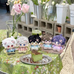 Love and Deepspace 10 cm Plüsch Themenbox-Chibi Sylus,Xavier,Zayne,Rafayel,Caleb-Geschenk Für Liebe und Weltraum Liebhaber