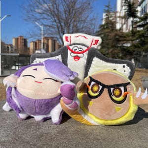 Handmade Splatoon Plush Set – Shiver, Big Man,  Frye | Collectible & Lovable Toys