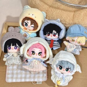 Anime Alien Stage Cosplay Doll-Mizi, Sua, Ivan, Till, Luka, and Hyuna Plush Doll