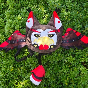 Hazbin Hotel Husk Plush Itabags – Perfect Gift for Hazbin Fans – Backpack Style Only