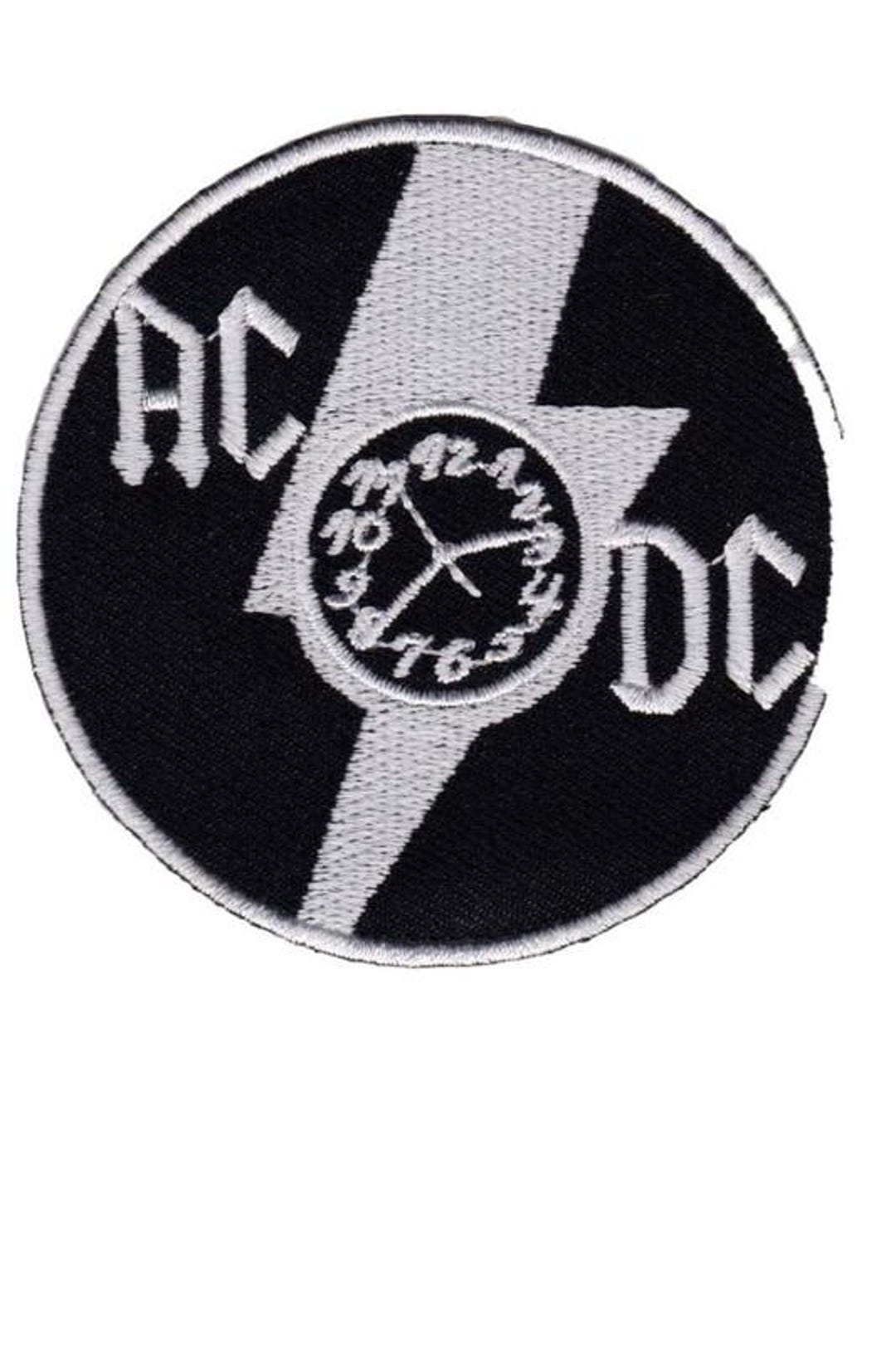 Ac Dc Acdc Clock Embroidered Patch Badge Applique Iron on 381549 - Etsy