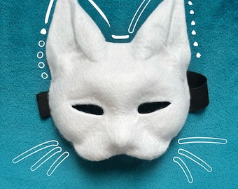 Pre-made Felted Feline Cat Therian Mask Base