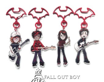 Fall Out Boy Acrylic Keychains