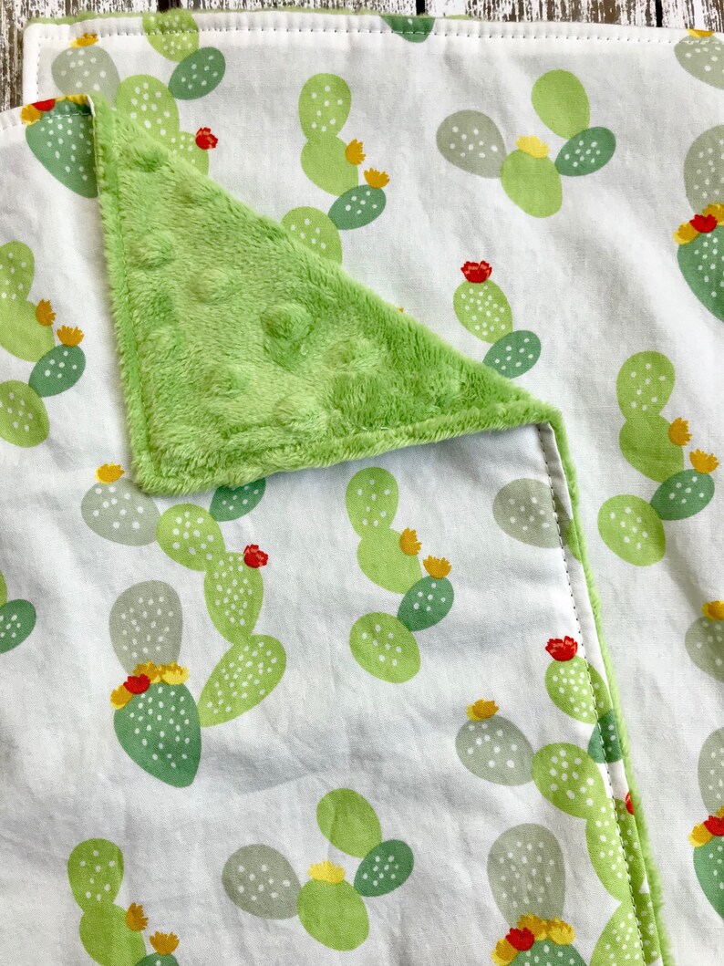 Cactus Baby Burp Cloths White Cactus Burp Cloths Neutral Etsy