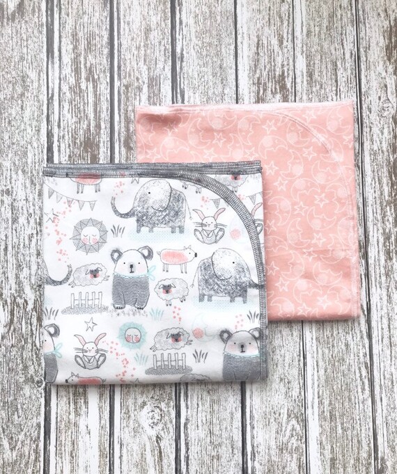 woodland receiving blankets