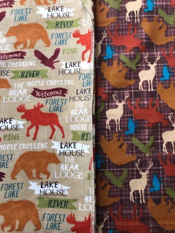 woodland receiving blankets