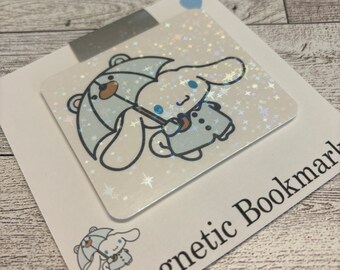 Cinnamoroll Bookmark, bookmark, Magnetic Bookmark, Cute Magnetic Bookmark, Librarian Gift, Cute Bookmark, Book Gifts, Book Club