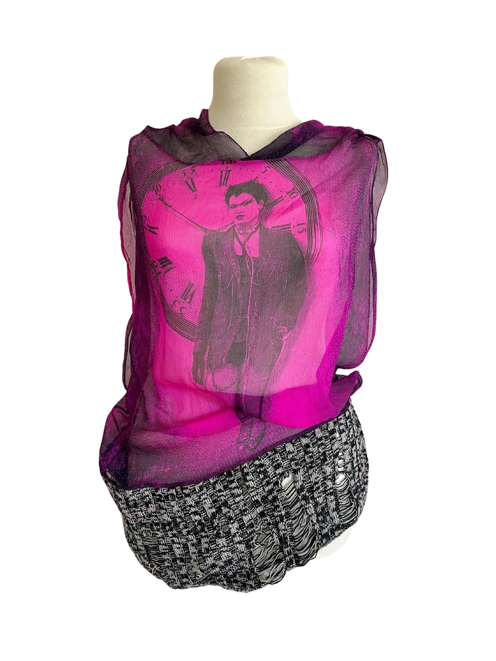 Haut à Capuche Vintage Jean Paul Gaultier Des Années 90 - Taille L Bordeaux