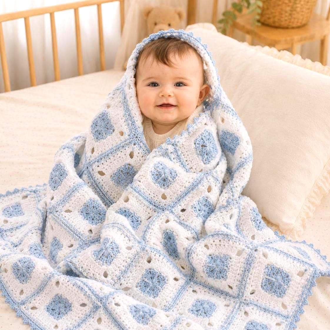 23 Baby Boy Blanket Crochet Patterns for Cozy Gifts and Nursery Keepsakes 20 Baby Boy Crochet Blanket