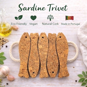 Natural Cork Trivet Hot Pads Eco Friendly Vegan Premium Quality Hot Pot Holders. Hot Plate Pads Hot Dish Holders