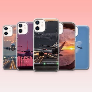 Luchtvaarttelefoonhoesje Reisvliegtuighoes – Geschikt voor iPhone 16, 15, 14, 13, 12, 11 | Samsung S25, S24FE, S23, S22, A16, A56 | Pixel 9, 9 Pro, 8 A