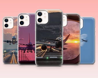 Aviation Phone Case Travel Airplane Cover – Fits iPhone 17, 16, 15, 14, 13, 12 | Samsung S25, S24FE, S23, S22, A16, A56 | Pixel 10, 9Pro, 8A