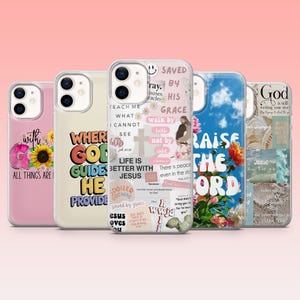 Christian Phone Case Faith Bible Verse Cover – Fits iPhone 17, 16, 15, 14, 13, 12 | Samsung S25, S24FE, S23, S22, A16, A56 | Pixel 10, 9A, 8