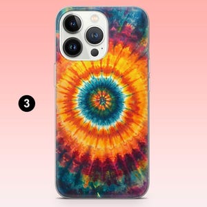 Vibrant Tie Dye Phone Case Rainbow Tye Dye Cover – Fits iPhone 18Pro, 17, 17e, 16, 15, 14, 13, Samsung S26, S25, A16, A56 | Pixel 11, 10Pro 3