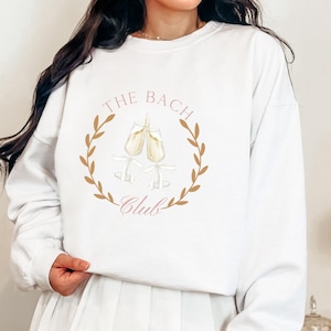 The Bach Club Crewneck Sweatshirt Matching Bridal Party Sweatshirt Group Bachelorette Shirts Bridal Gift for Matching Bachelorette Crewneck