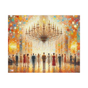 The Chandelier Jigsaw Puzzle (110, 252, 520, 1014-piece). Unique, Challenging, Pretty Birthday Gift Idea. Family Fun Game Activity All Ages.